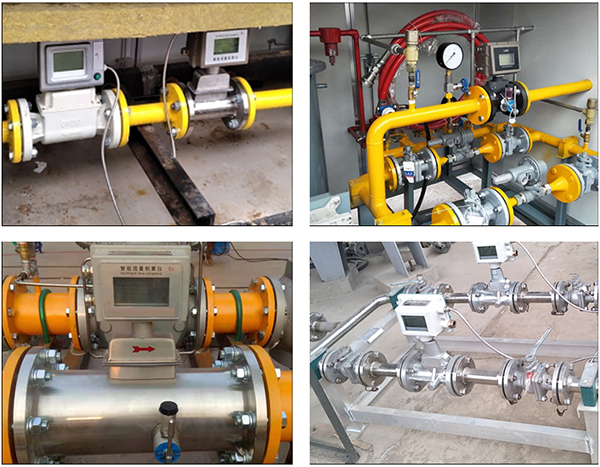 DN40氣體渦輪流量計(jì)現(xiàn)場(chǎng)安裝使用圖